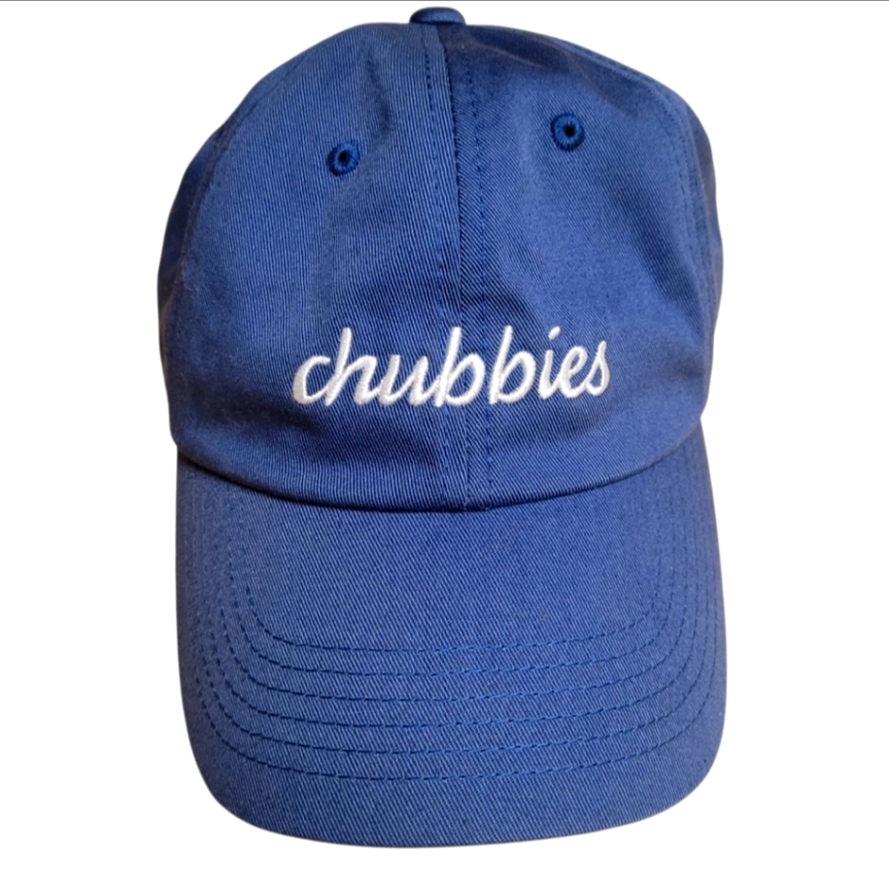 Harding Lane Chubbies Hats Mens OSFA Blue Embroidered Strap Back Baseball Cap